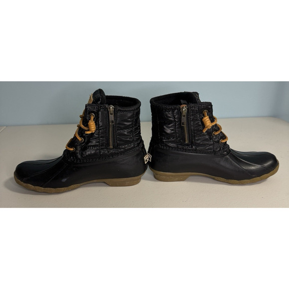 Sperry Womens 8 Rain Boot Waterproof Outdoor Quilted Saltwater Duck STD80755 - Picture 7 of 7